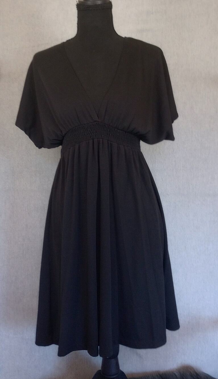 Mossimo Supply Co Black Dress Size M Short Sleeve Good Condition